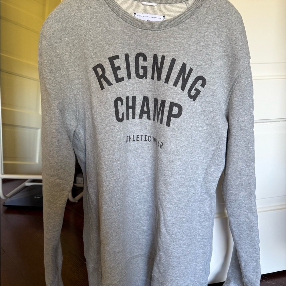 Reigning Champ Mid-weight Terry Gray Sweatshirt
